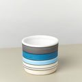Polychrome Cylinder Pot - 5.5 Inch
